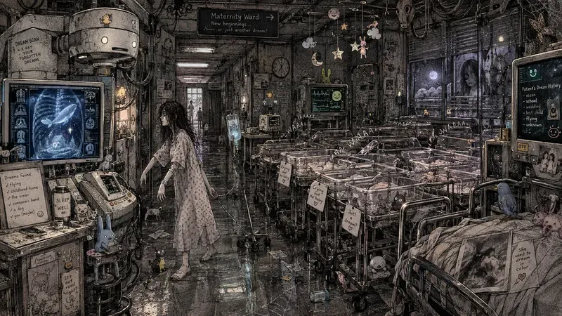 Surreal Dream Hospital Ink Artworks