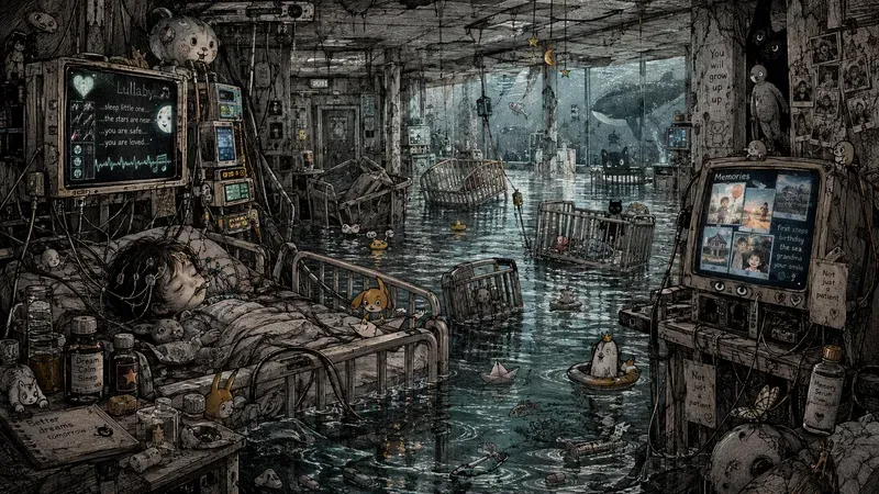 Surreal Dream Hospital Ink Artworks