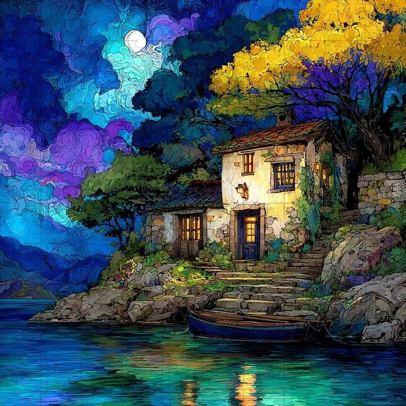 Illustrations Anime Postimpressionist