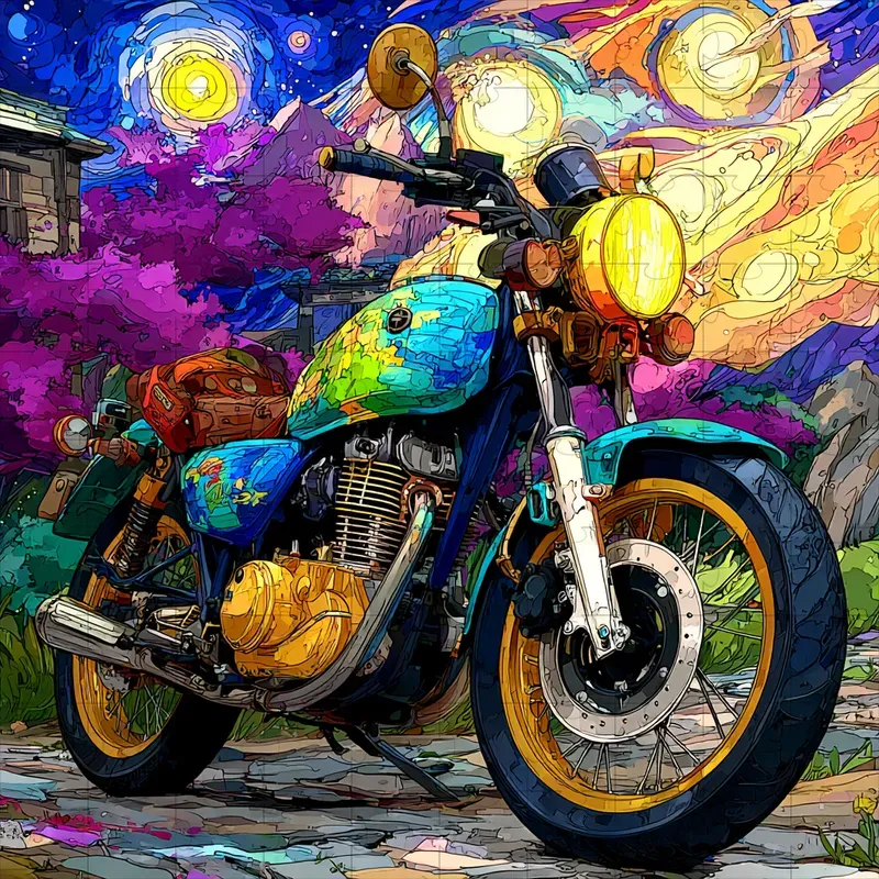 Illustrations Anime Postimpressionist