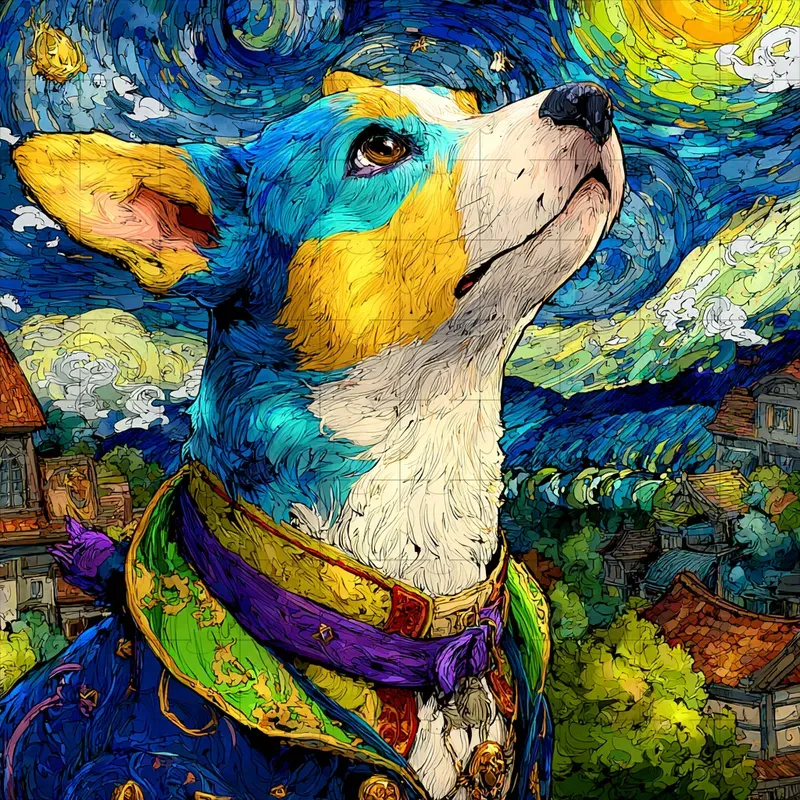 Illustrations Anime Postimpressionist