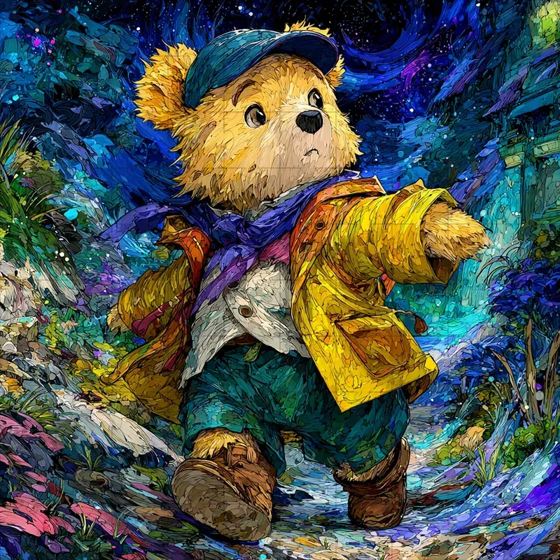 Illustrations Anime Postimpressionist