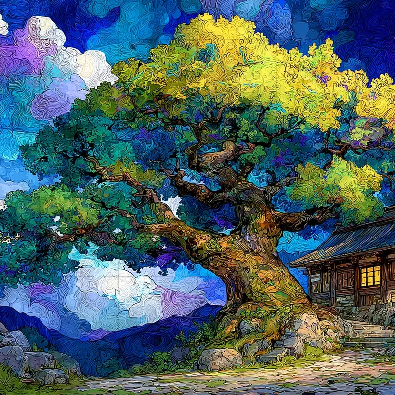 Illustrations Anime Postimpressionist
