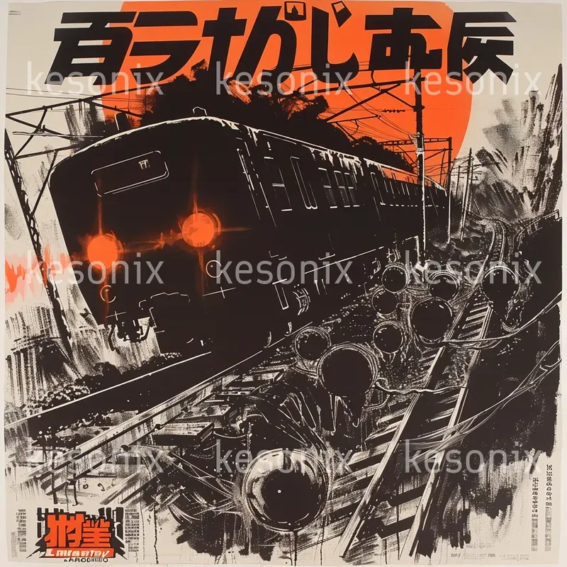 Vintage Japanese Horror Movie Poster Art