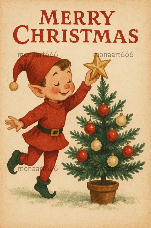 Vintage Yuletide Card Creators