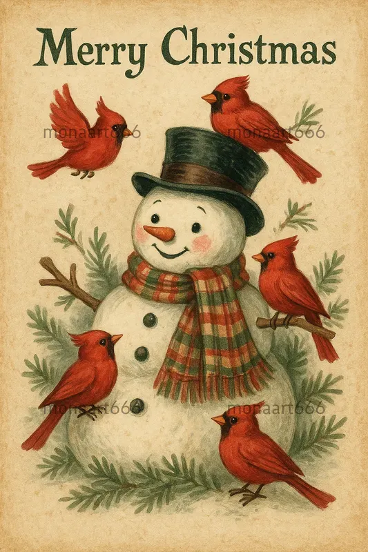 Vintage Yuletide Card Creators