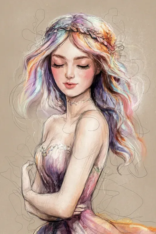 Dreamlike Forms In Pastel Hues