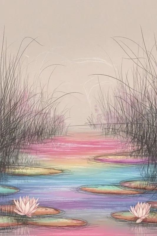 Dreamlike Forms In Pastel Hues