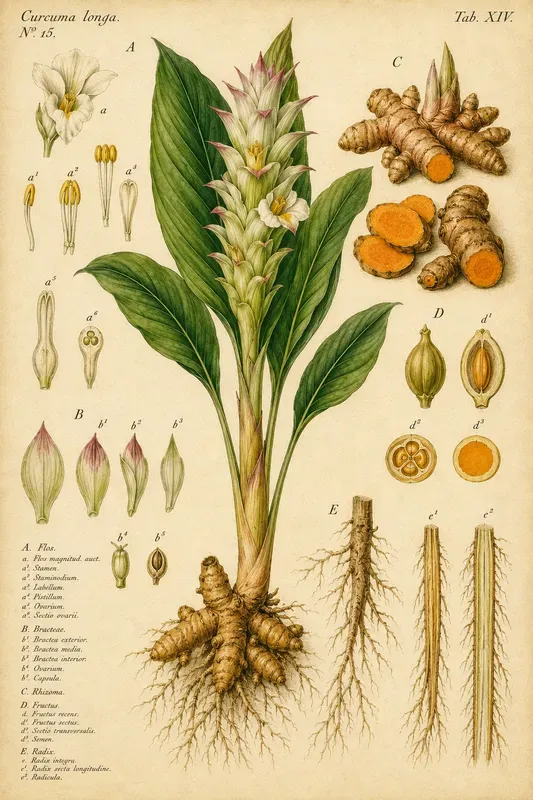 Indonesian Spice Botanical Wall Art