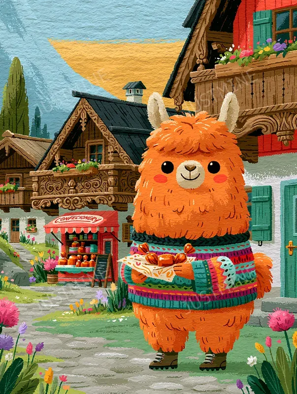 Cozy Animal Village Illustrations
