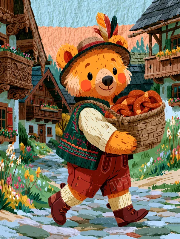 Cozy Animal Village Illustrations