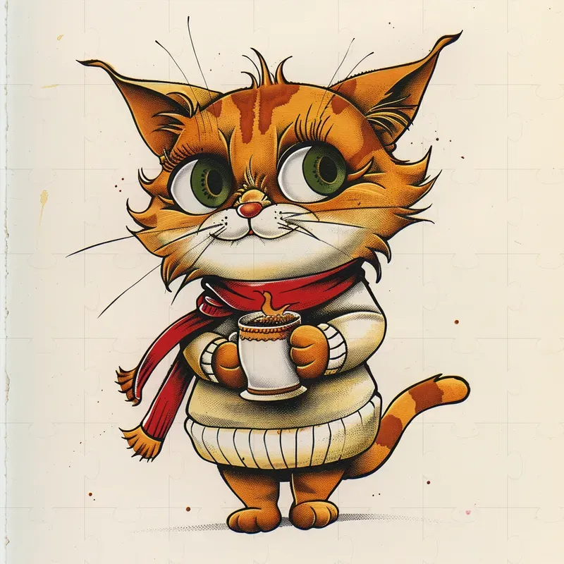 Storybook Watercolor Character Cliparts