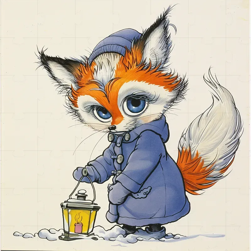 Storybook Watercolor Character Cliparts