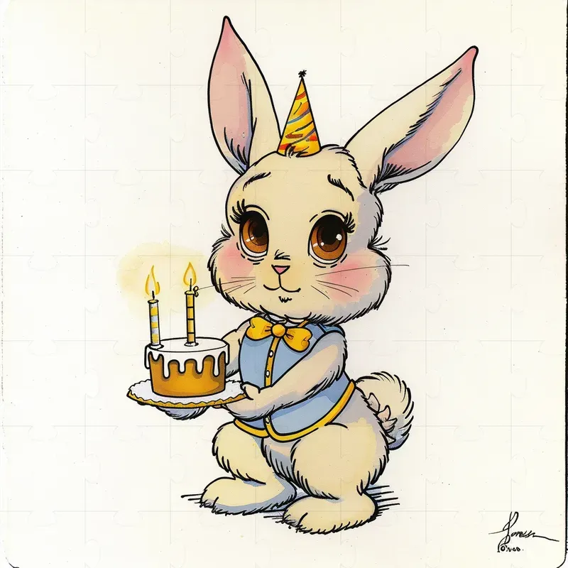 Storybook Watercolor Character Cliparts