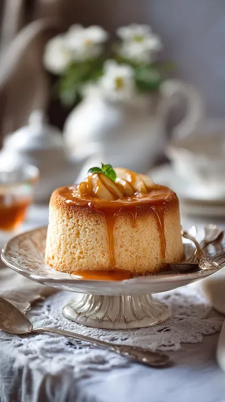 Realistic Sponge Cake Food