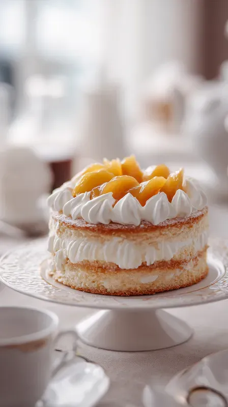 Realistic Sponge Cake Food