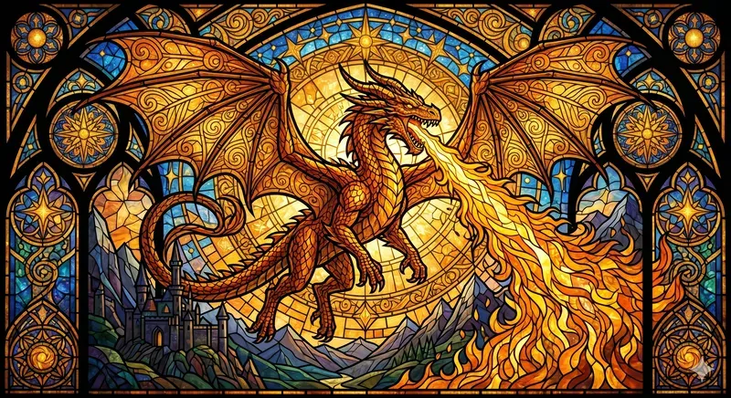 Radiant Stained Glass Art