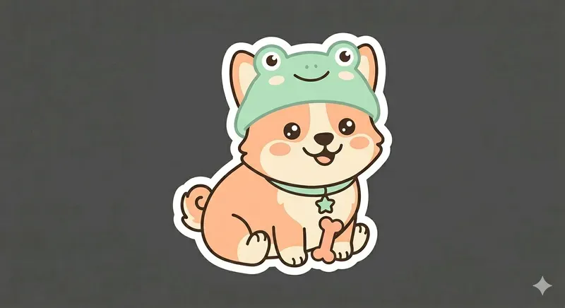 Kawaii Diecut Sticker Designs