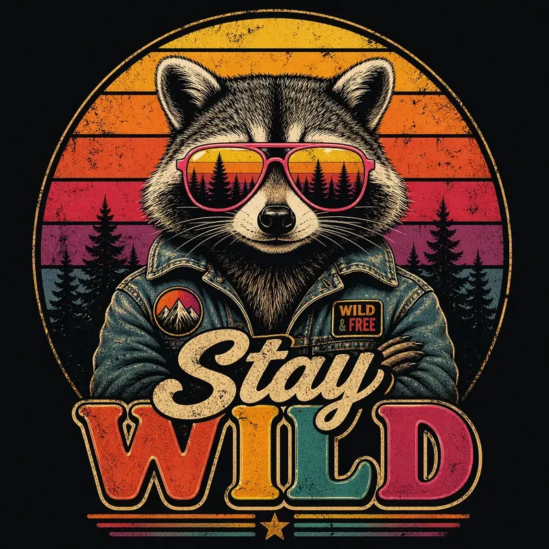 Retro Cool Animal Vibes