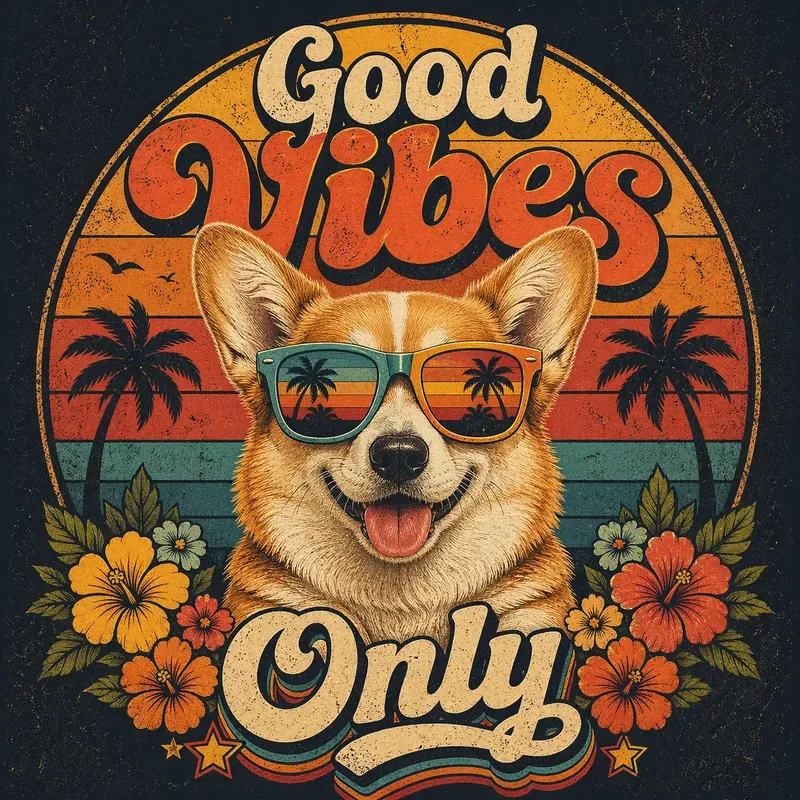 Retro Cool Animal Vibes