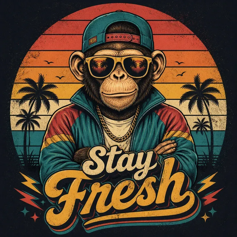 Retro Cool Animal Vibes