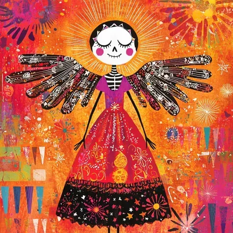 A Cosmic Folk Art Fusion