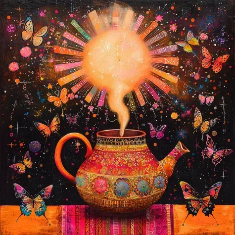 A Cosmic Folk Art Fusion