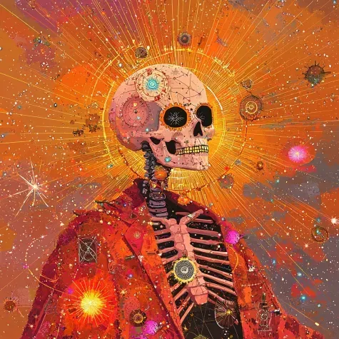 A Cosmic Folk Art Fusion