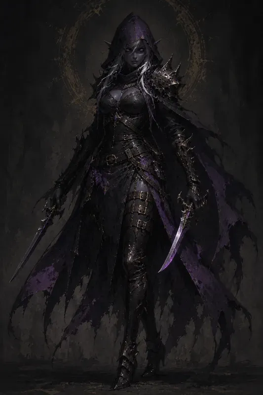 Dark Fantasy Indie Game Art Characters