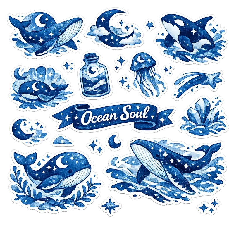 Mystical Celestial Journaling Graphics