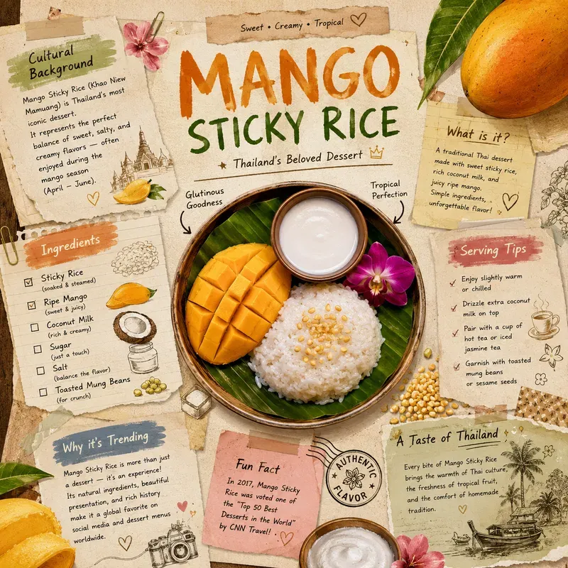 Handcrafted Recipe Scrapbook Infographics
