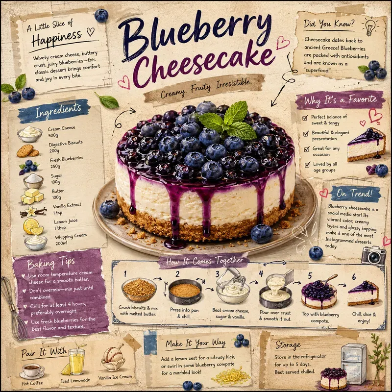 Handcrafted Recipe Scrapbook Infographics