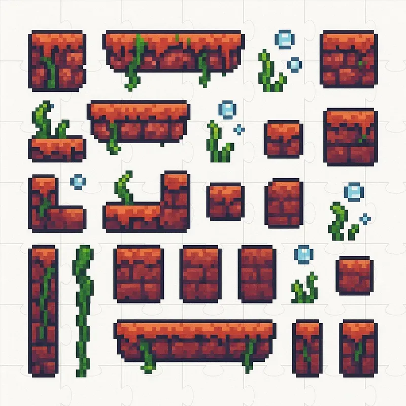 Pixel Art 2D Tilesets