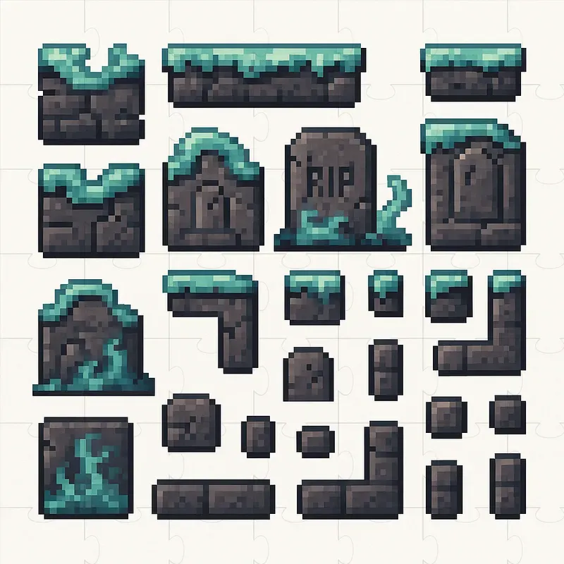 Pixel Art 2D Tilesets