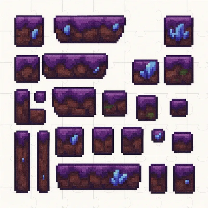 Pixel Art 2D Tilesets