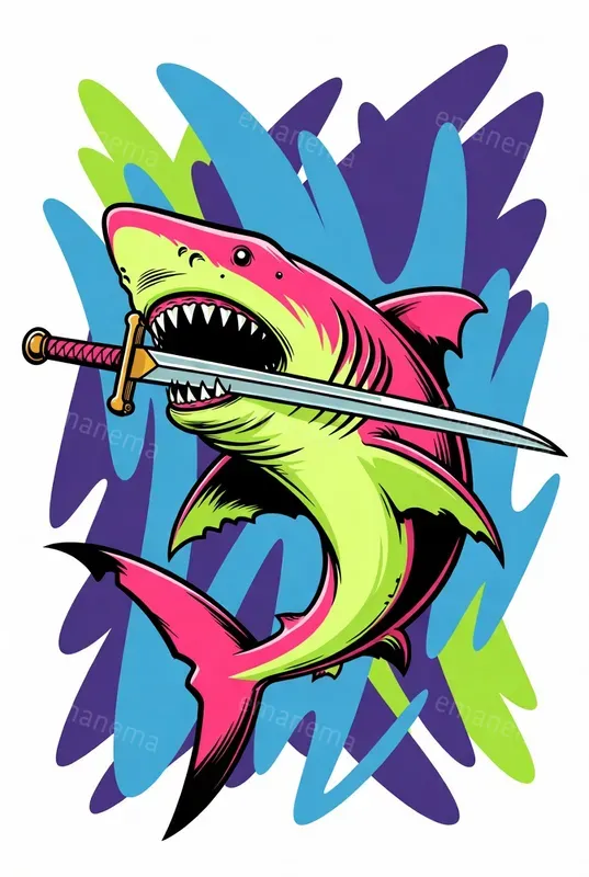 Comic Street Art Aesthetic Illustrations