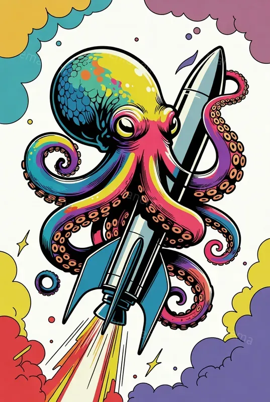 Comic Street Art Aesthetic Illustrations