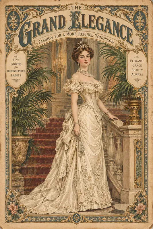 Antique Victorian Fashion Posters