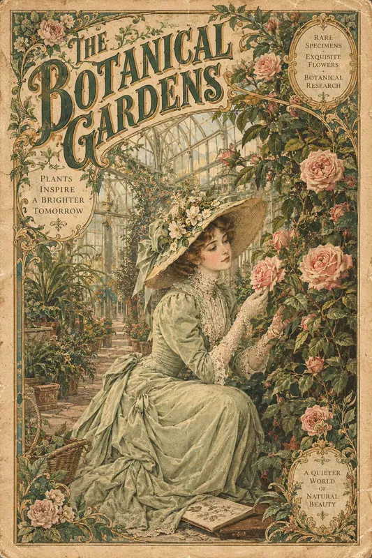Antique Victorian Fashion Posters