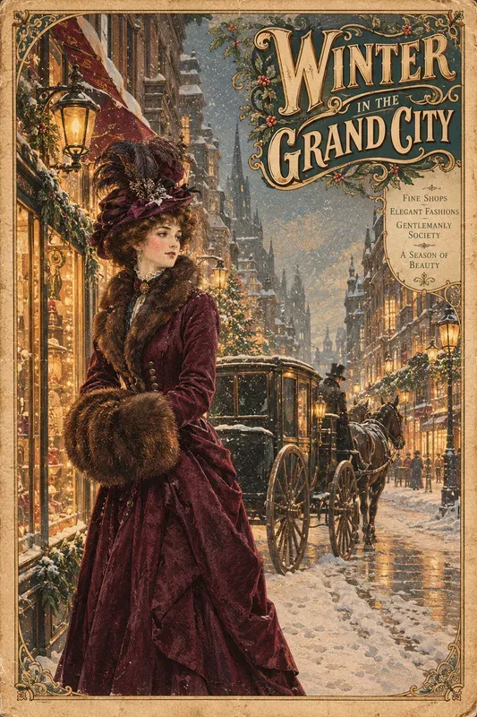 Antique Victorian Fashion Posters