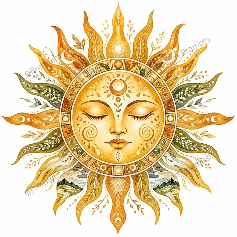Indigenous Sacred Nature Cliparts
