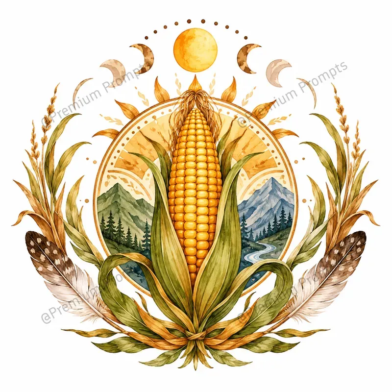 Indigenous Sacred Nature Cliparts