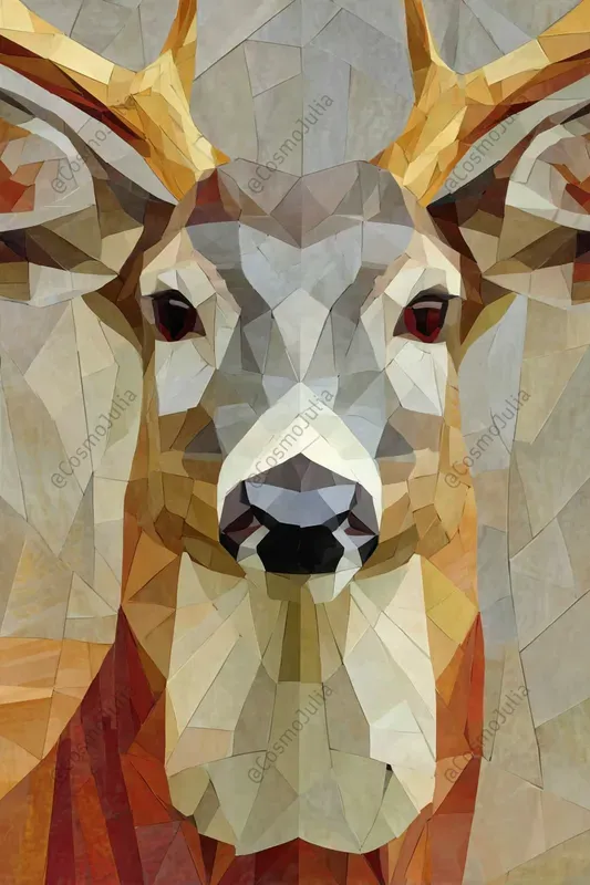 Geometric Origami Animal Portraits