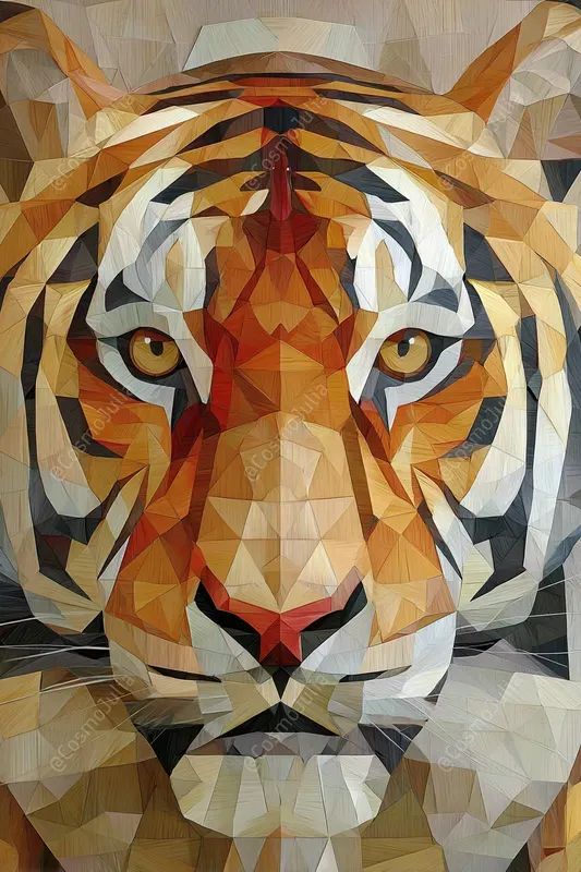 Geometric Origami Animal Portraits