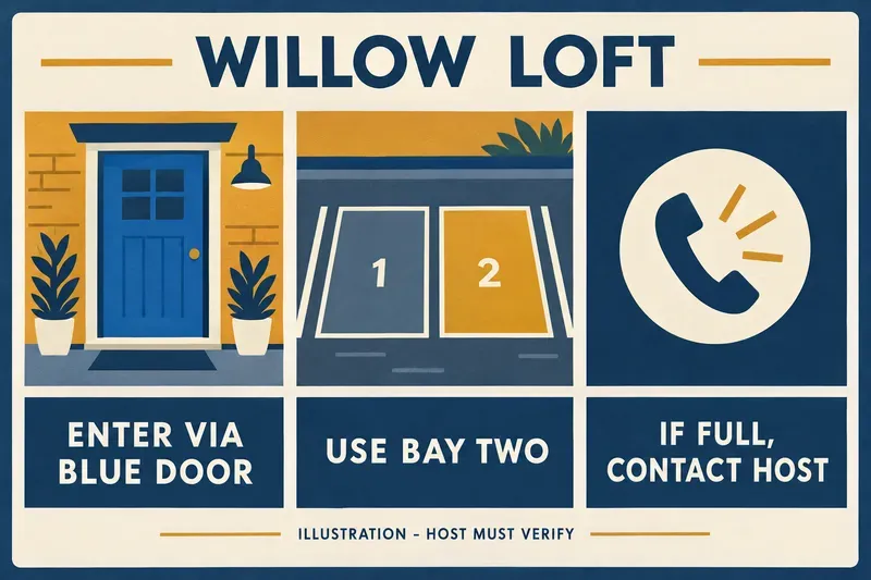 Local Arrival And Parking Cards