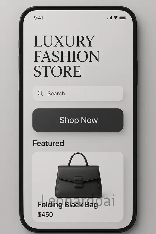 Luxury Contemporary App UI Designs