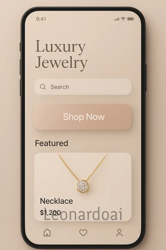 Luxury Contemporary App UI Designs