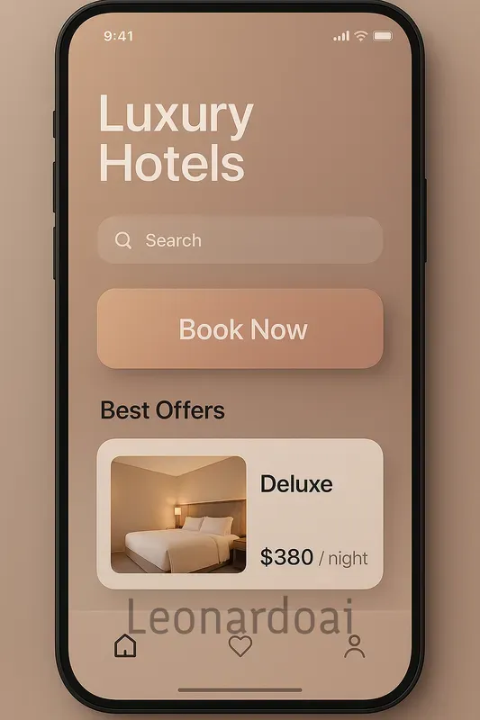 Luxury Contemporary App UI Designs