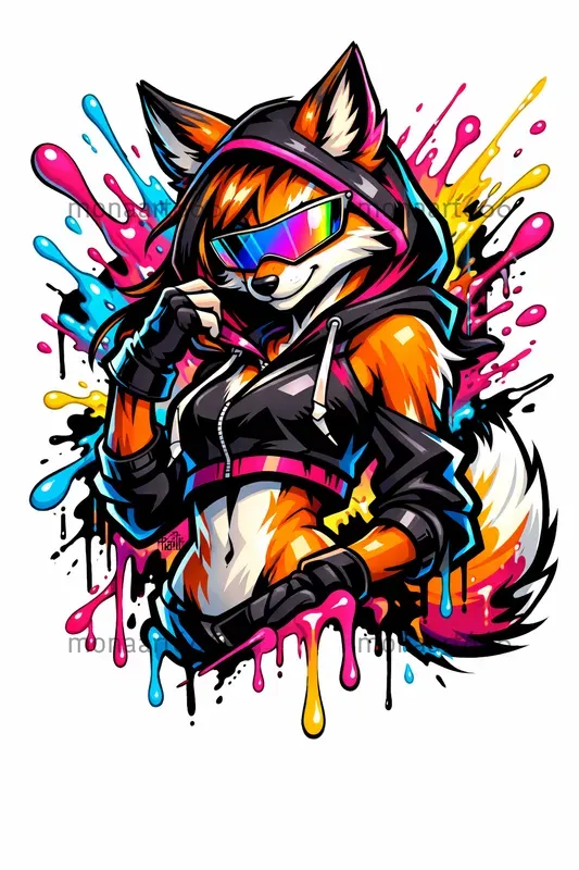 Neon Street Gods The Graffiti Splatters