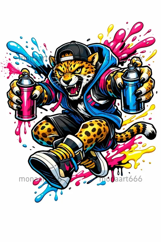 Neon Street Gods The Graffiti Splatters